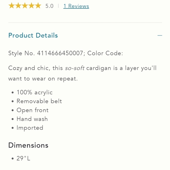 Anthro Little Lies Marled Cardigan Sz M/L - Picture 9 of 9